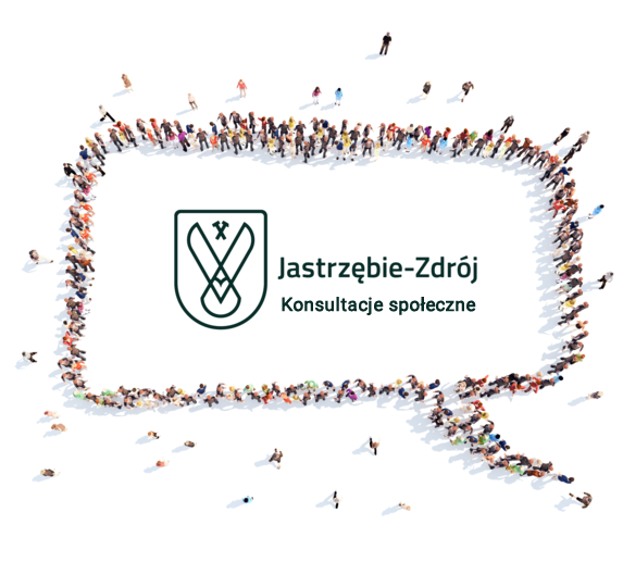 logo programu, wokół osoby ułożone w kształt okna dialogowego